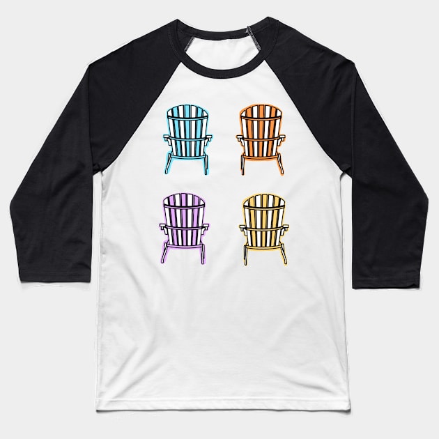 Adirondack Muskoka Chairs Baseball T-Shirt by faiiryliite